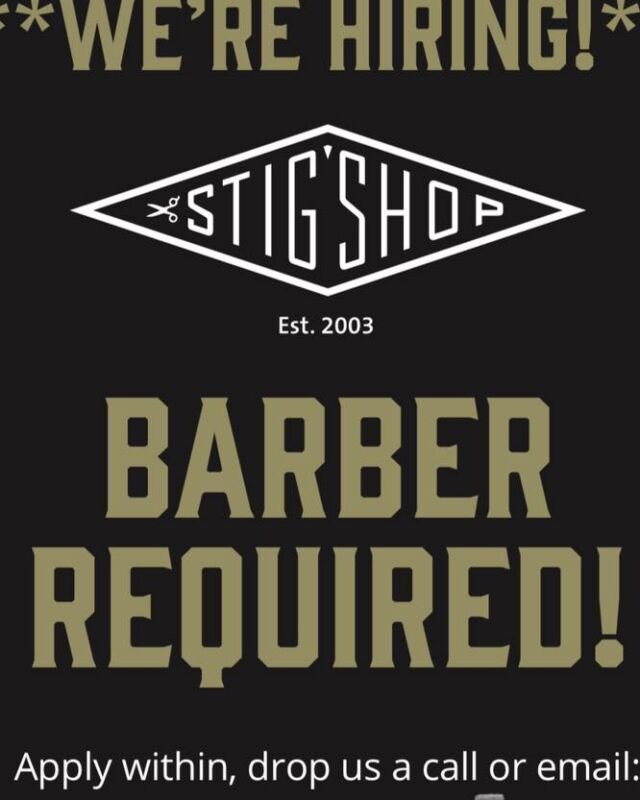 Great opportunity if you fancy a change of scenery and want to be part of a  20year established business and team.